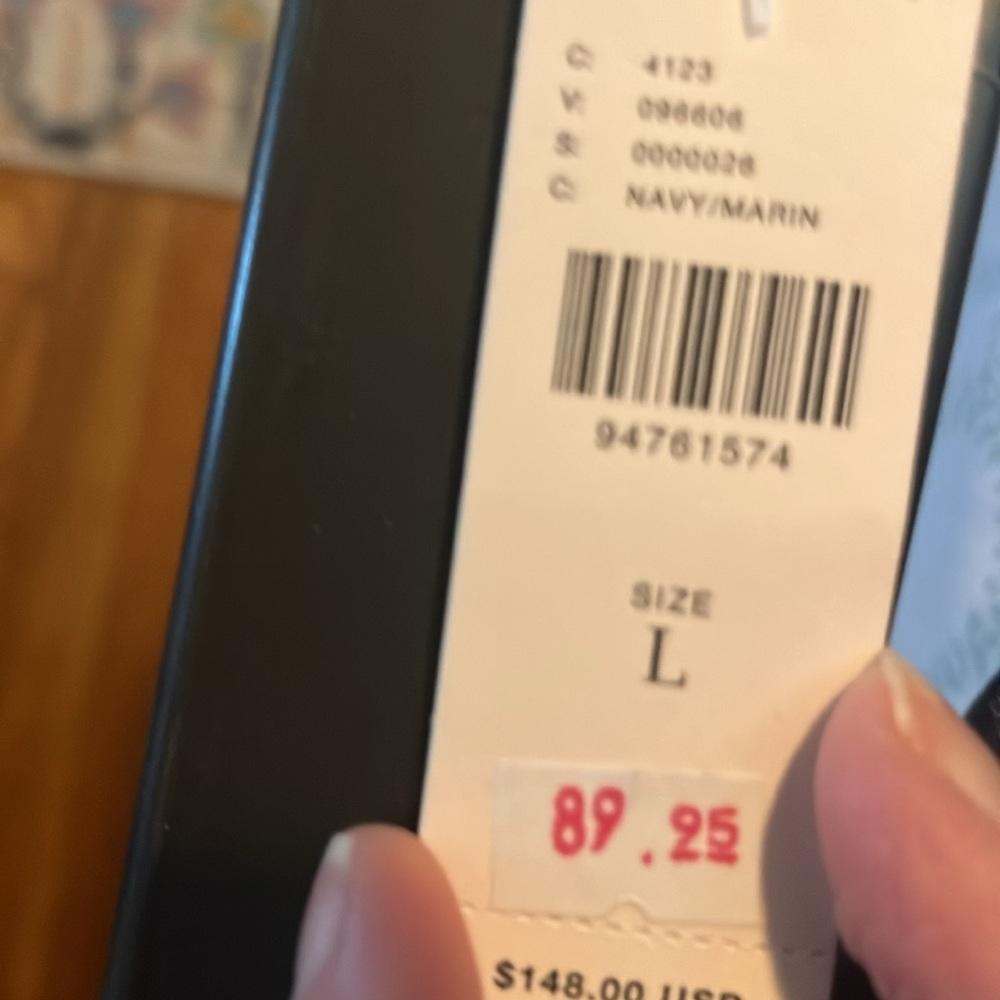 Anthropologie Blue Velvet Wide Leg Pants - Picture 7 of 7